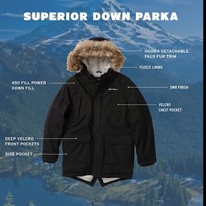 Eddie Bauer Superior Down Parka Jacket